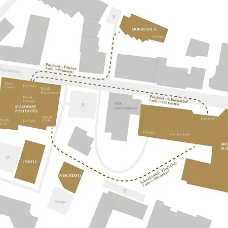 Morosani Posthotel 호텔